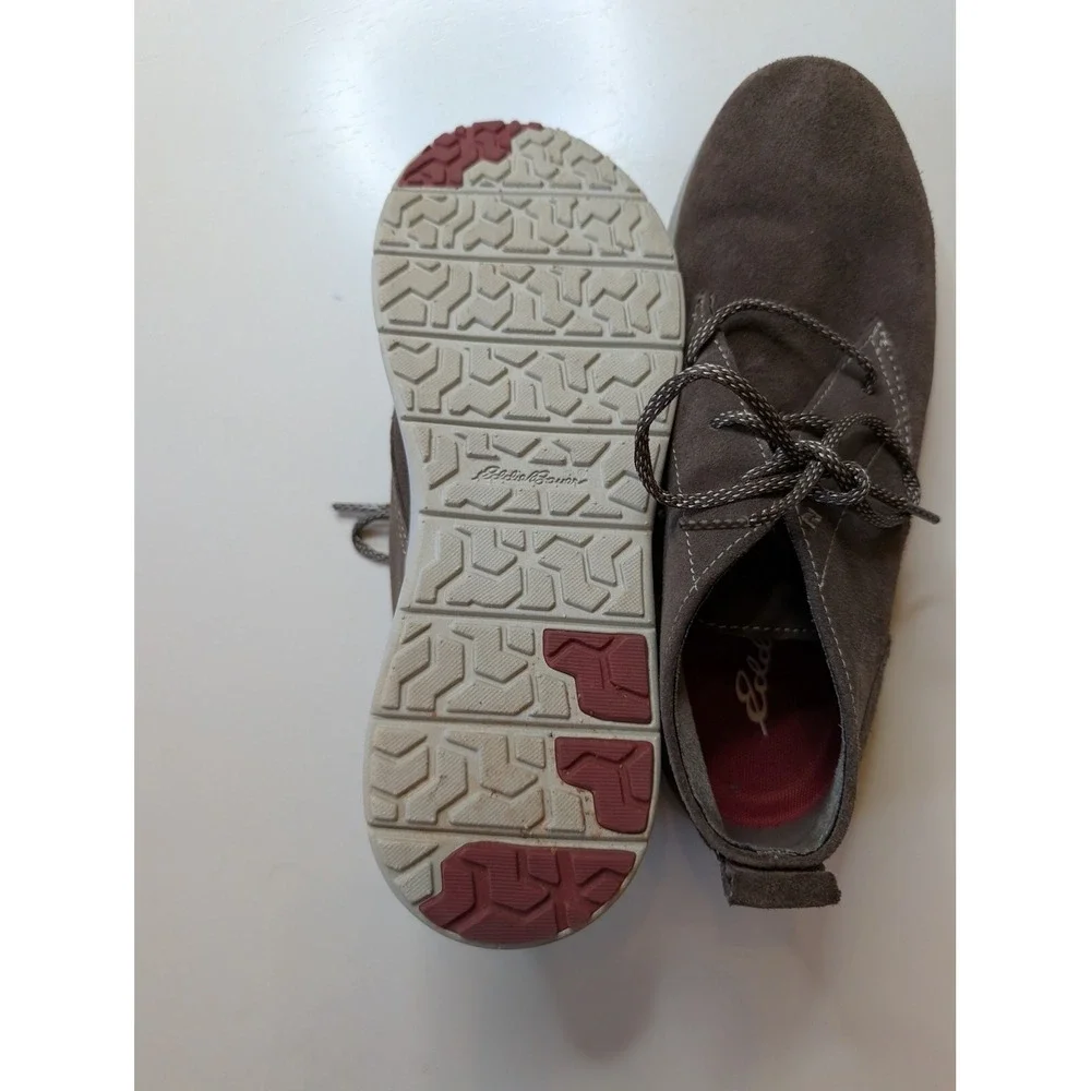 Eddie Bauer Cloudline Womens 9 Brown Suede Chukka Desert Ankle‎ Boots 0119-762